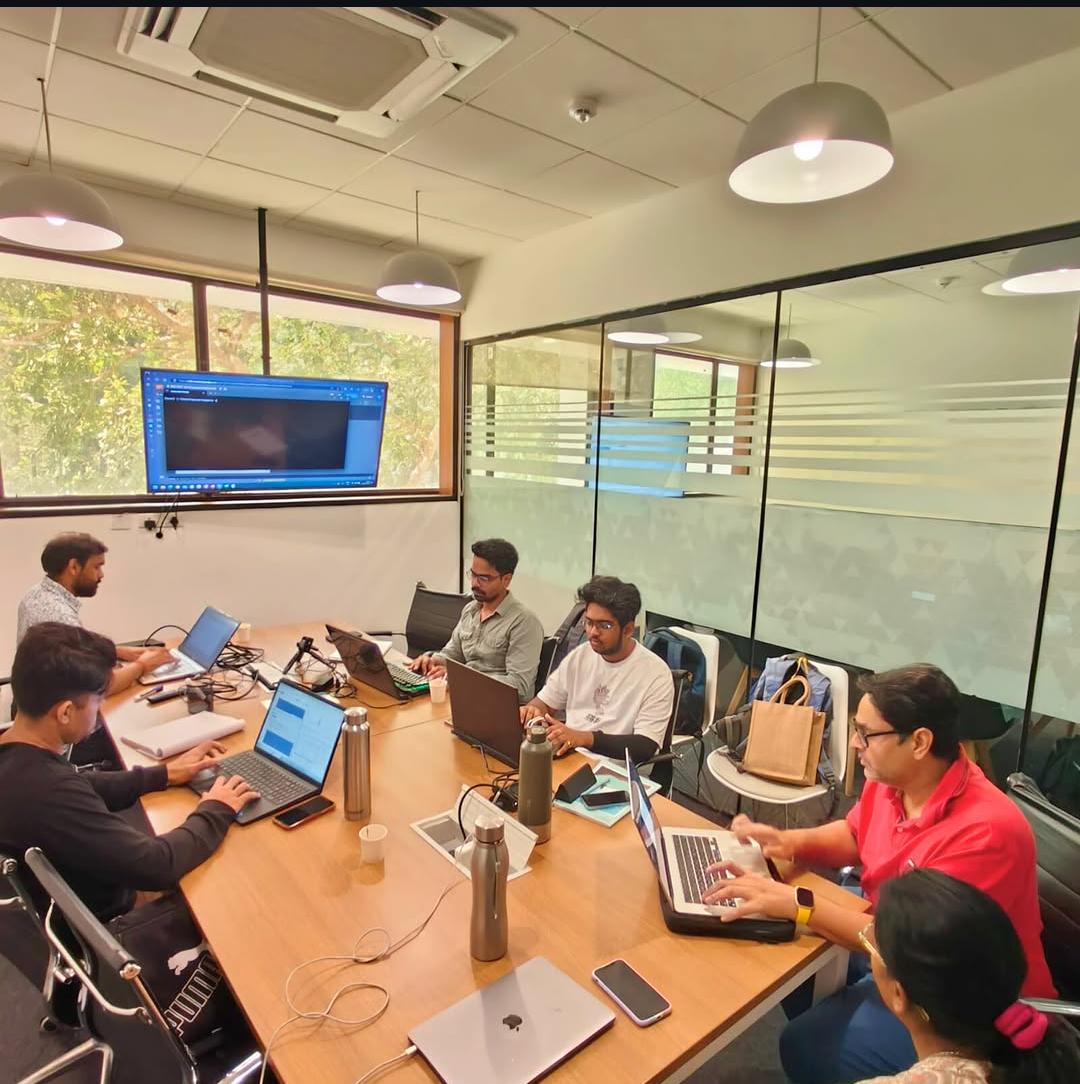 Students coding